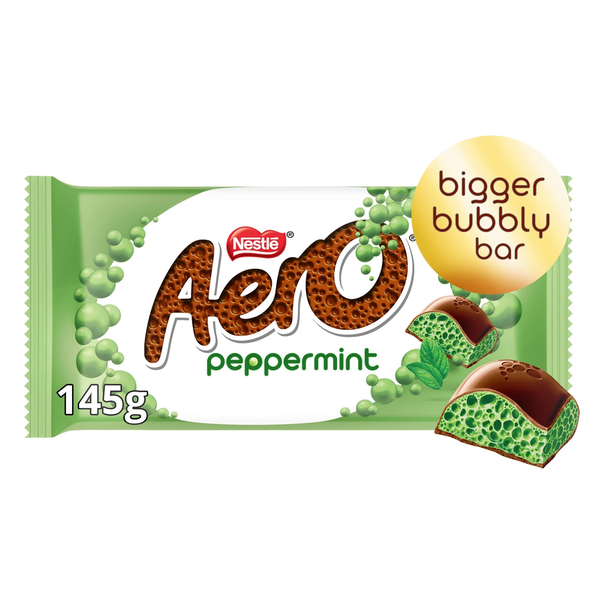 Aero Shaero Milk Chocolate Peppermint Bar 145g — image 1