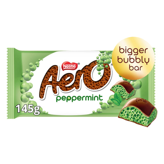Aero Shaero Milk Chocolate Peppermint Bar 145g — image 1