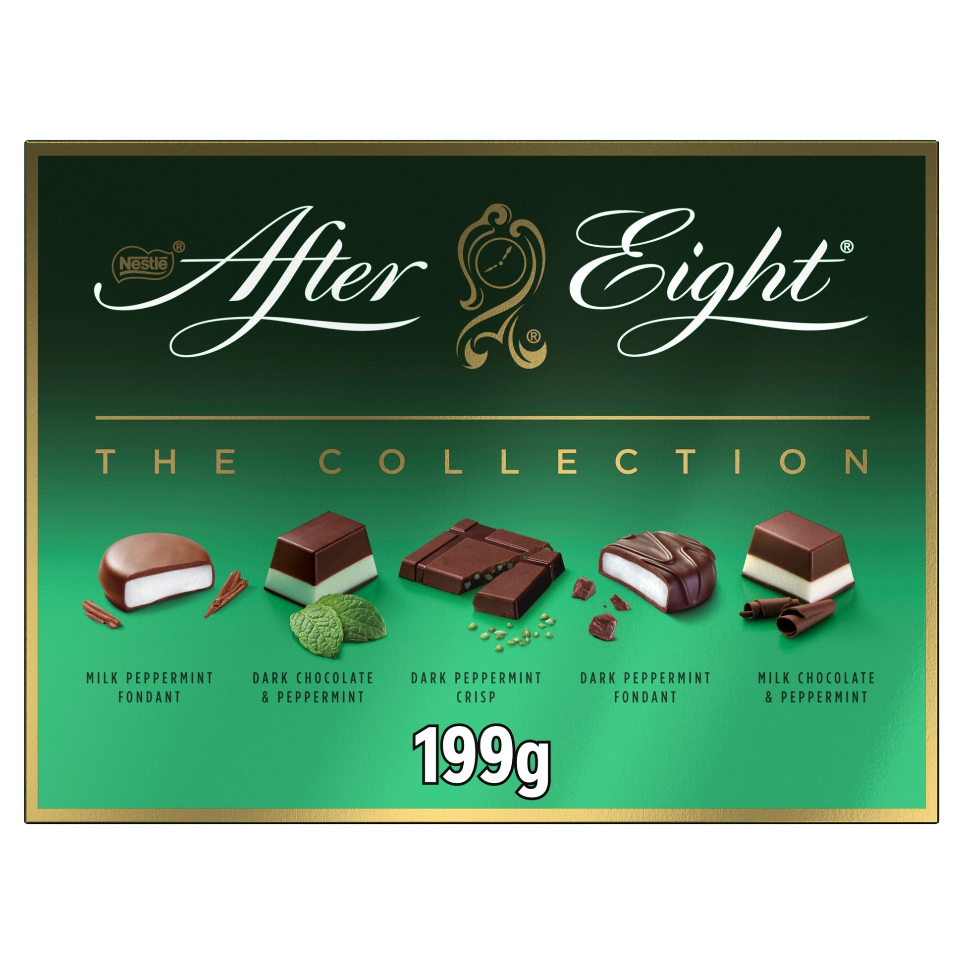 After Eight Dark & Milk Peppermint Chocolate Box 199g — image 1