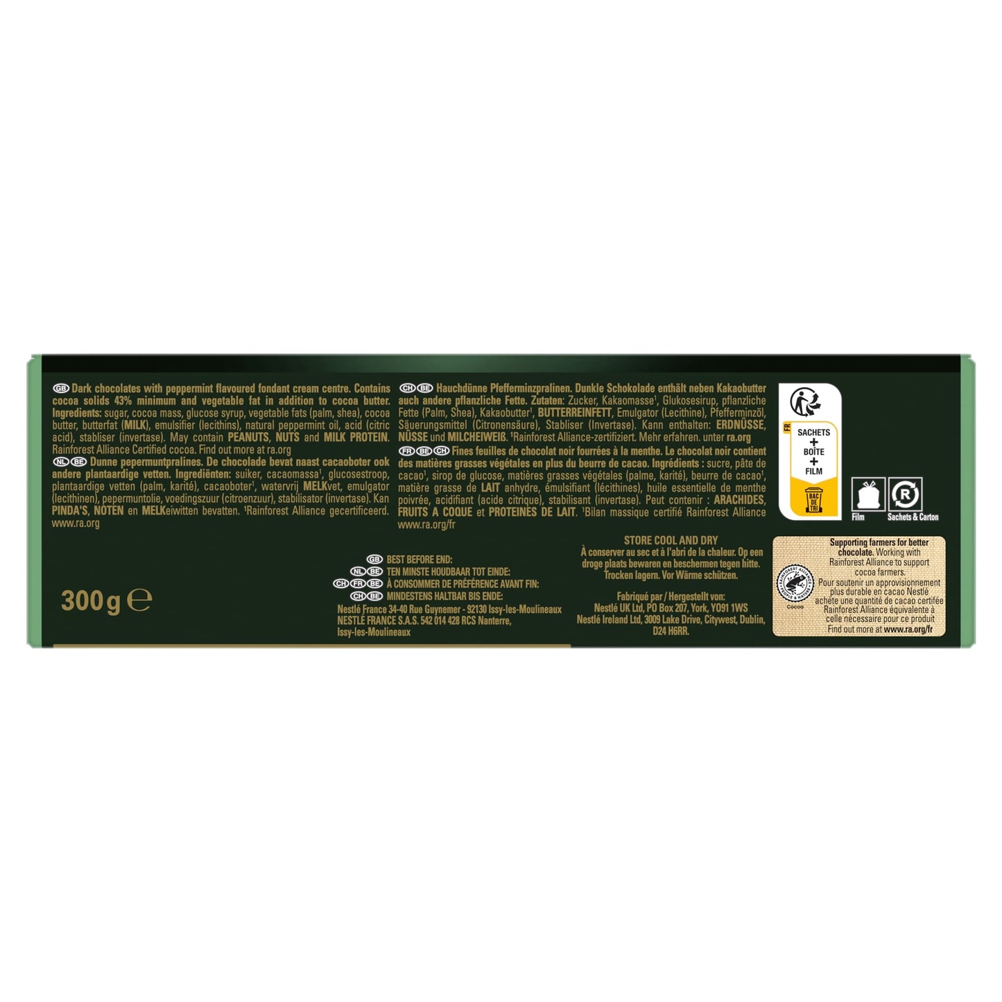 After Eight Dark Mint Chocolate Box 300g — image 3