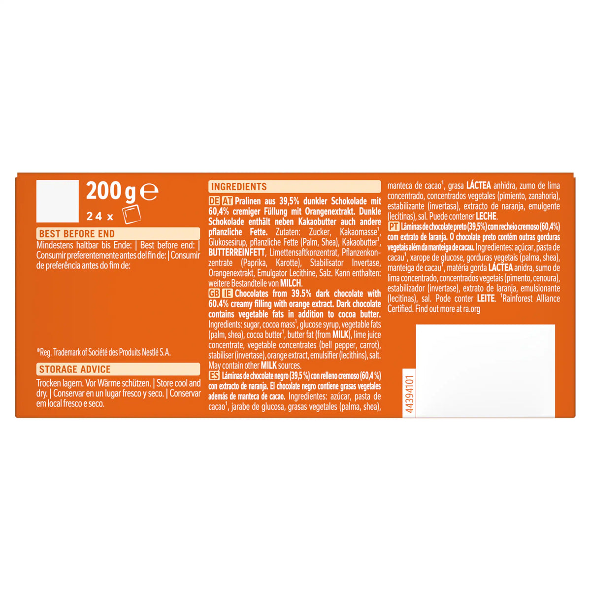 After Eight Orange Flavoured Dark Chocolate 200g — image 3