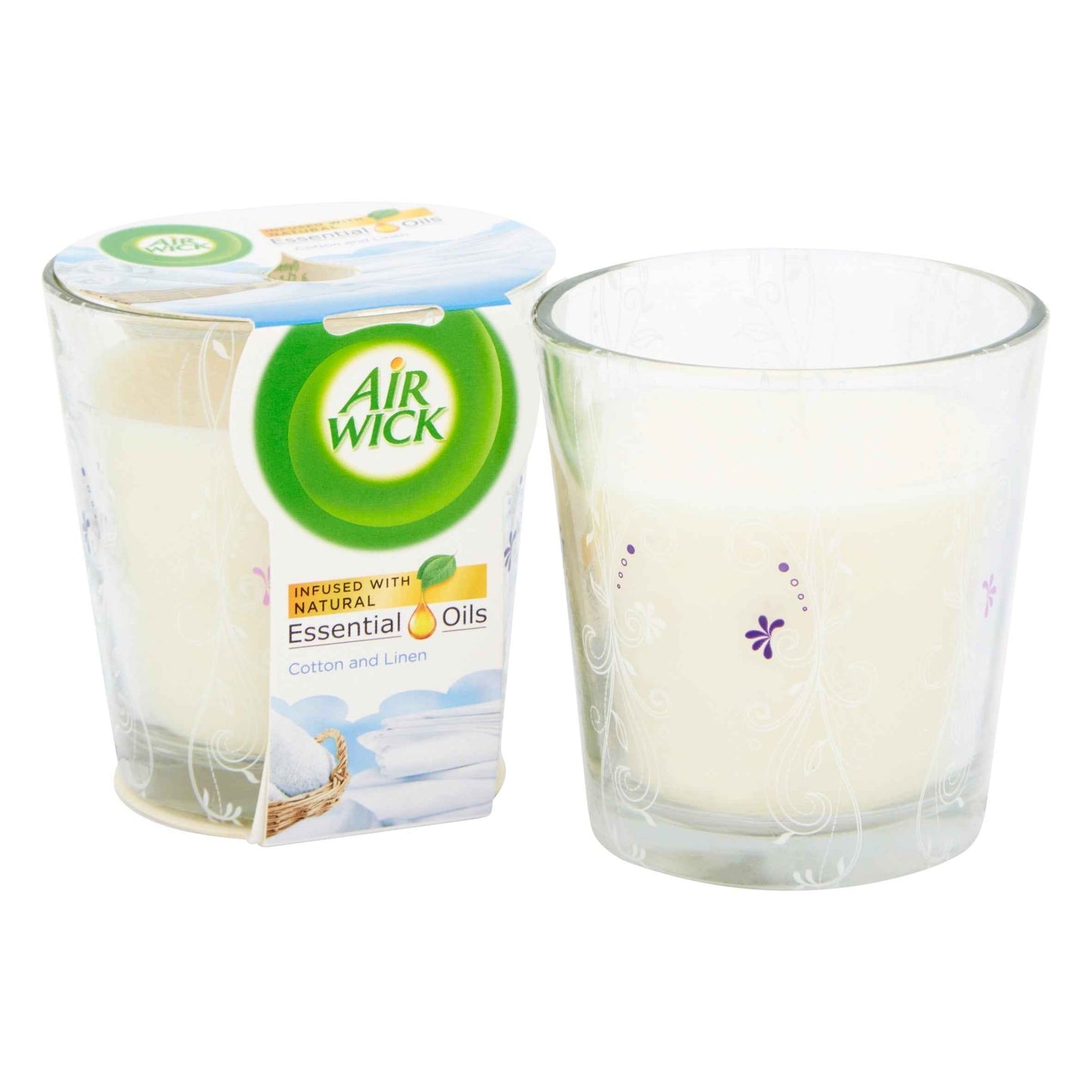 AIR WICK Candle Cotton & Linen