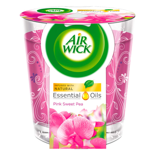 Airwick Base Pink Sweet Pea Candle — image 2