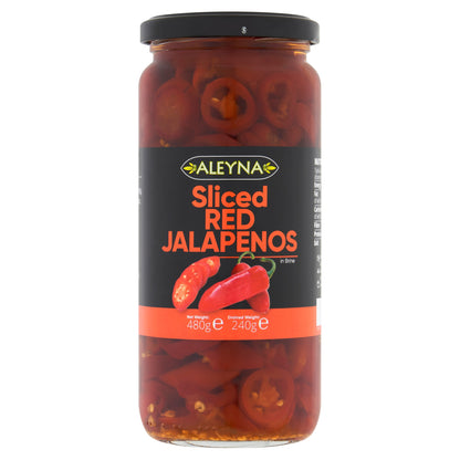 Aleyna Sliced Red Jalapeno Peppers 480G — image 1