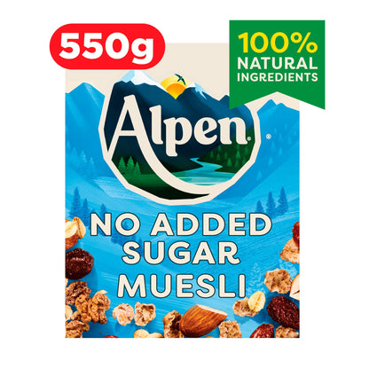 Alpen Muesli No Added Sugar 550g — image 1