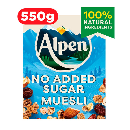 Alpen Muesli No Added Sugar 550g — image 1