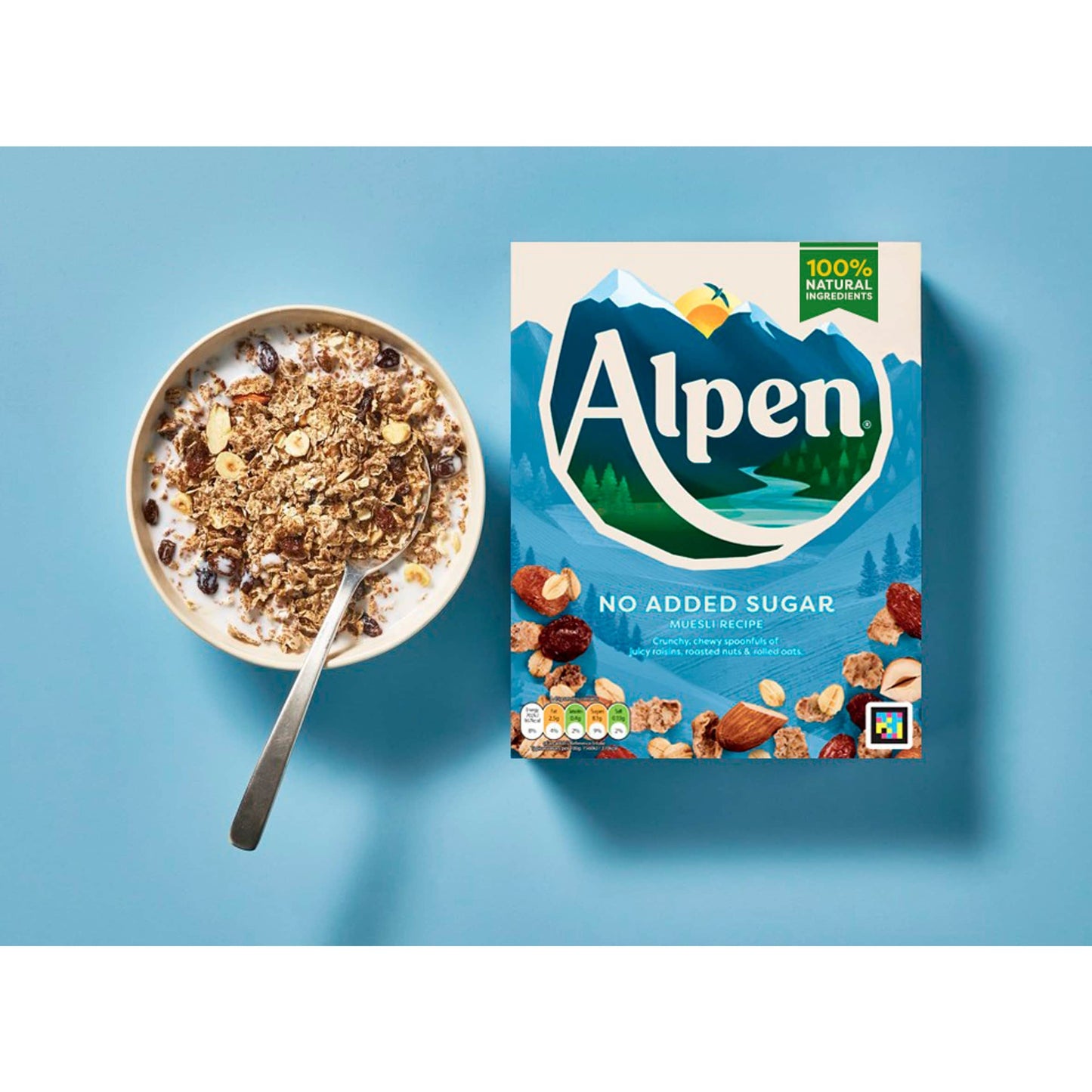 Alpen Muesli No Added Sugar 550g — image 2