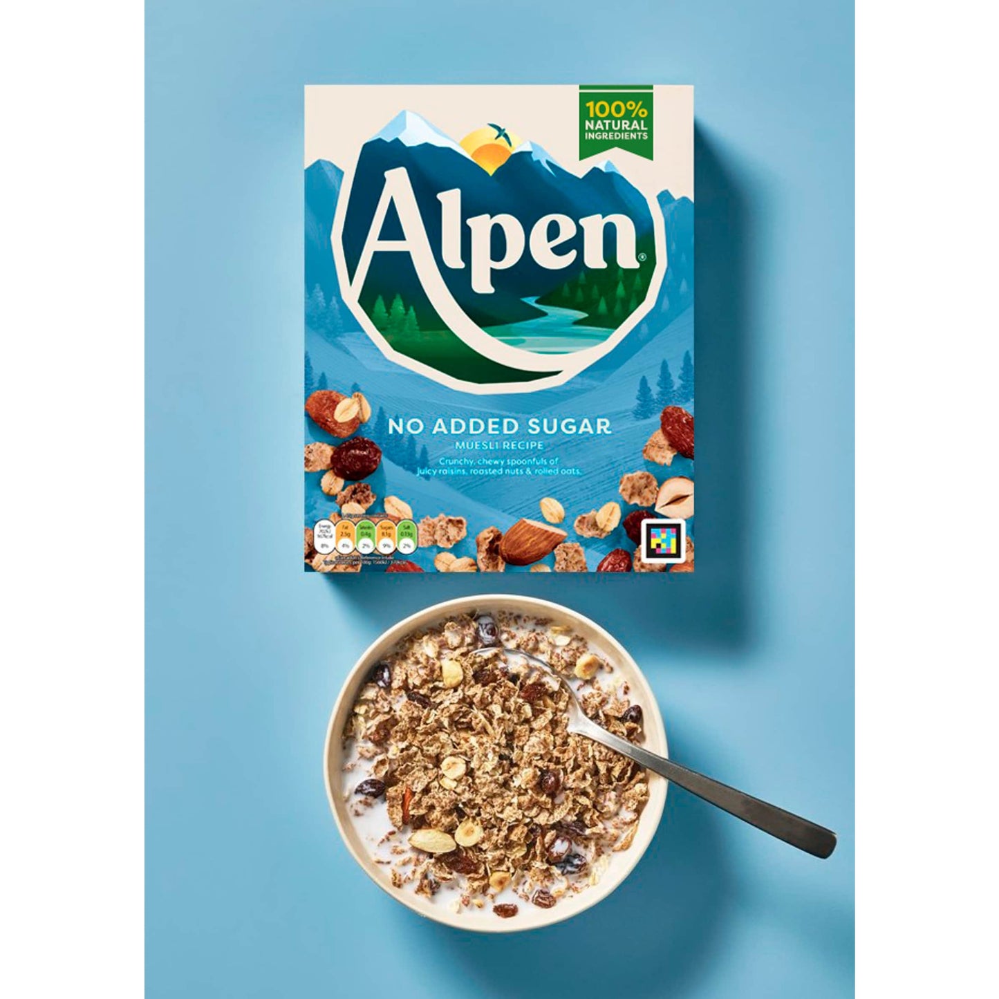 Alpen Muesli No Added Sugar 550g — image 3