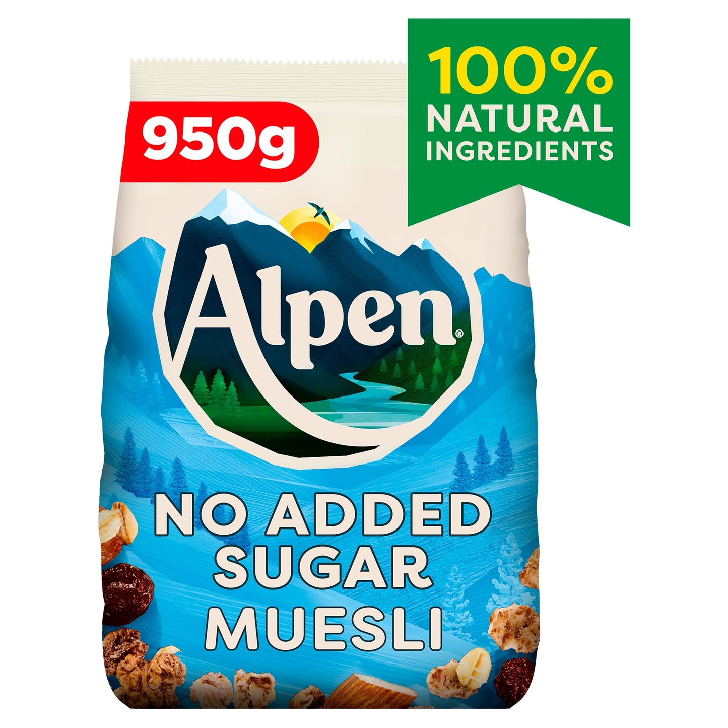 Alpen Muesli No Added Sugar 950g — image 1