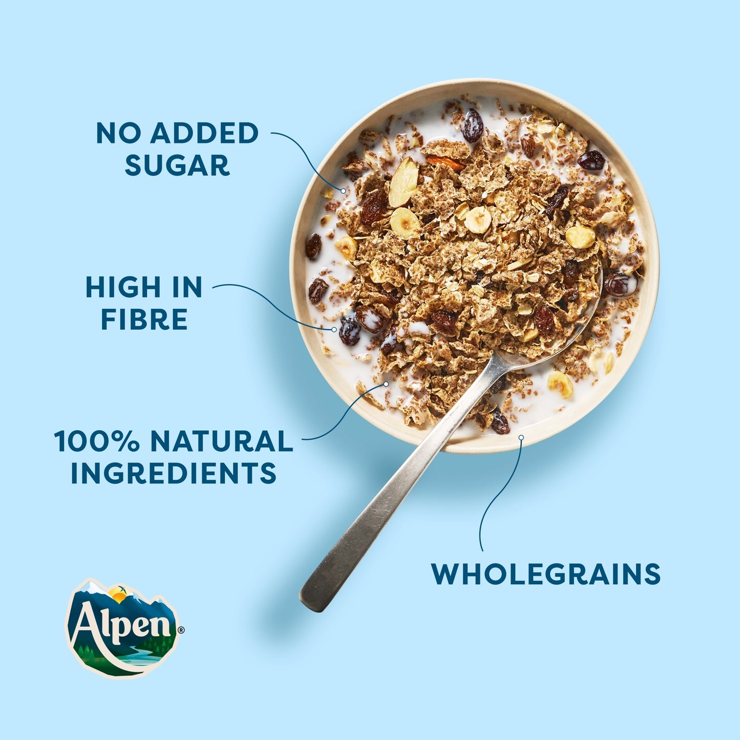 Alpen Muesli No Added Sugar 950g — image 2