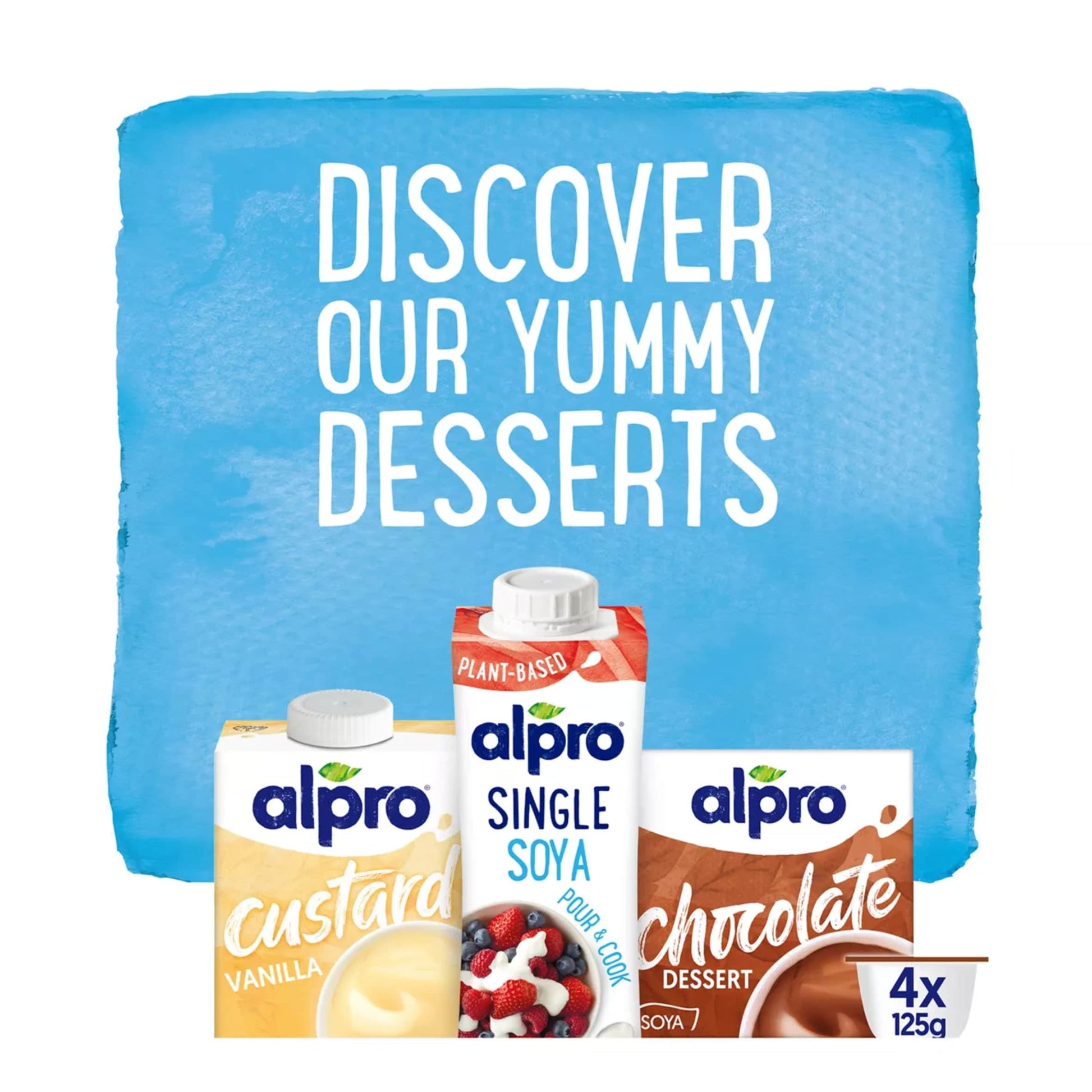 Alpro Vanilla Dairy Free Soya Custard 525g — image 5