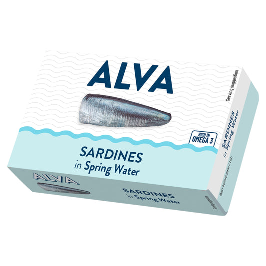 Alva Sardines in Spring Water 120g — image 1