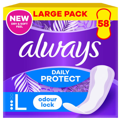 Always Dailies Large Panty Liners 58 Pack — image 1