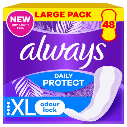 Always Dailies Long Plus Panty Liners 48 Pack — image 1