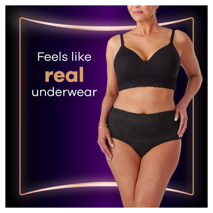 Always Discreet Boutique Incontinence Pants Black Medium 9 pack — image 2