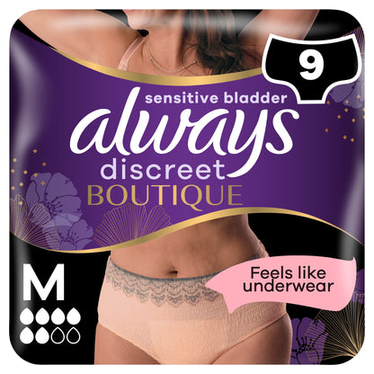 Always Discreet Boutique Incontinence Pants Medium 9 pack — image 1