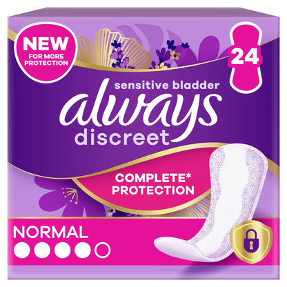 Always Discreet Incontinence Liners Normal 24 Pack — image 1