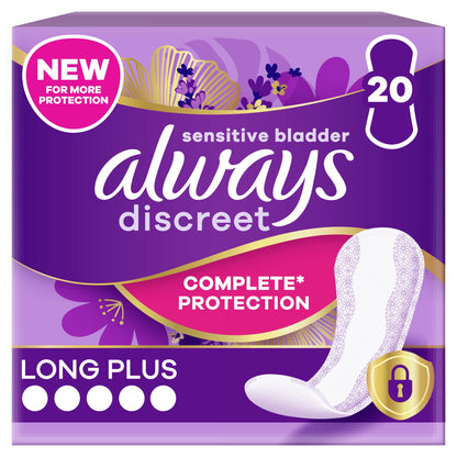 Always Discreet Incontinence Liners Plus 20 Pack — image 1
