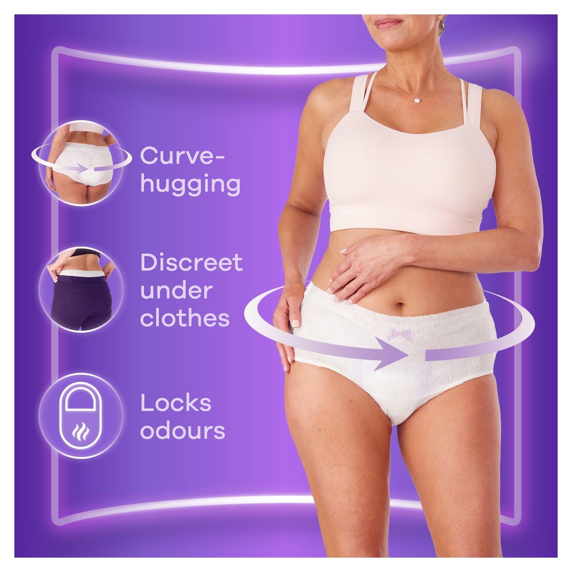 Always Discreet Incontinence Pants Normal Medium 12 Pack — image 4