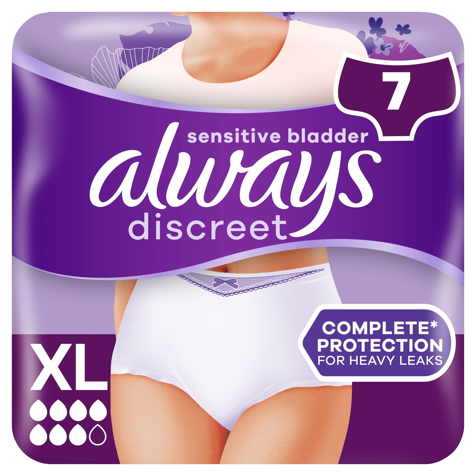 Always Discreet Incontinence Pants XLarge 7 Pack — image 1