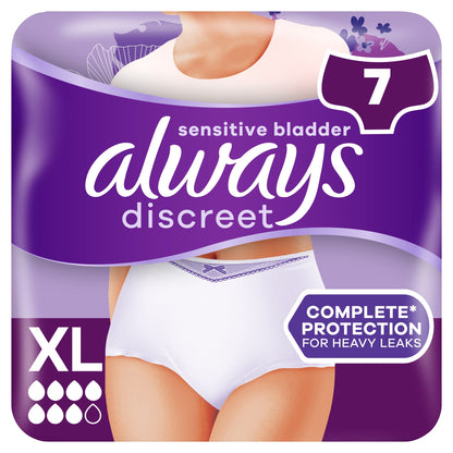 Always Discreet Incontinence Pants XLarge 7 Pack — image 1