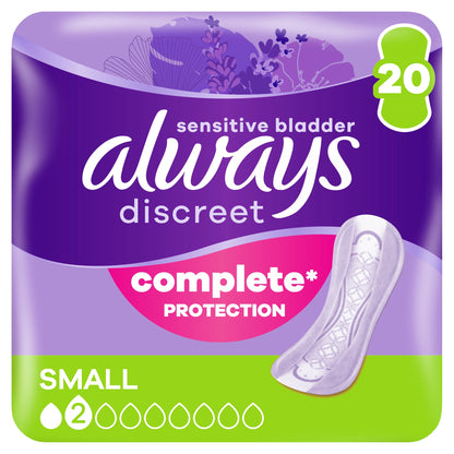 Always Discreet Small Incontinence Pads 20 Pack — image 1