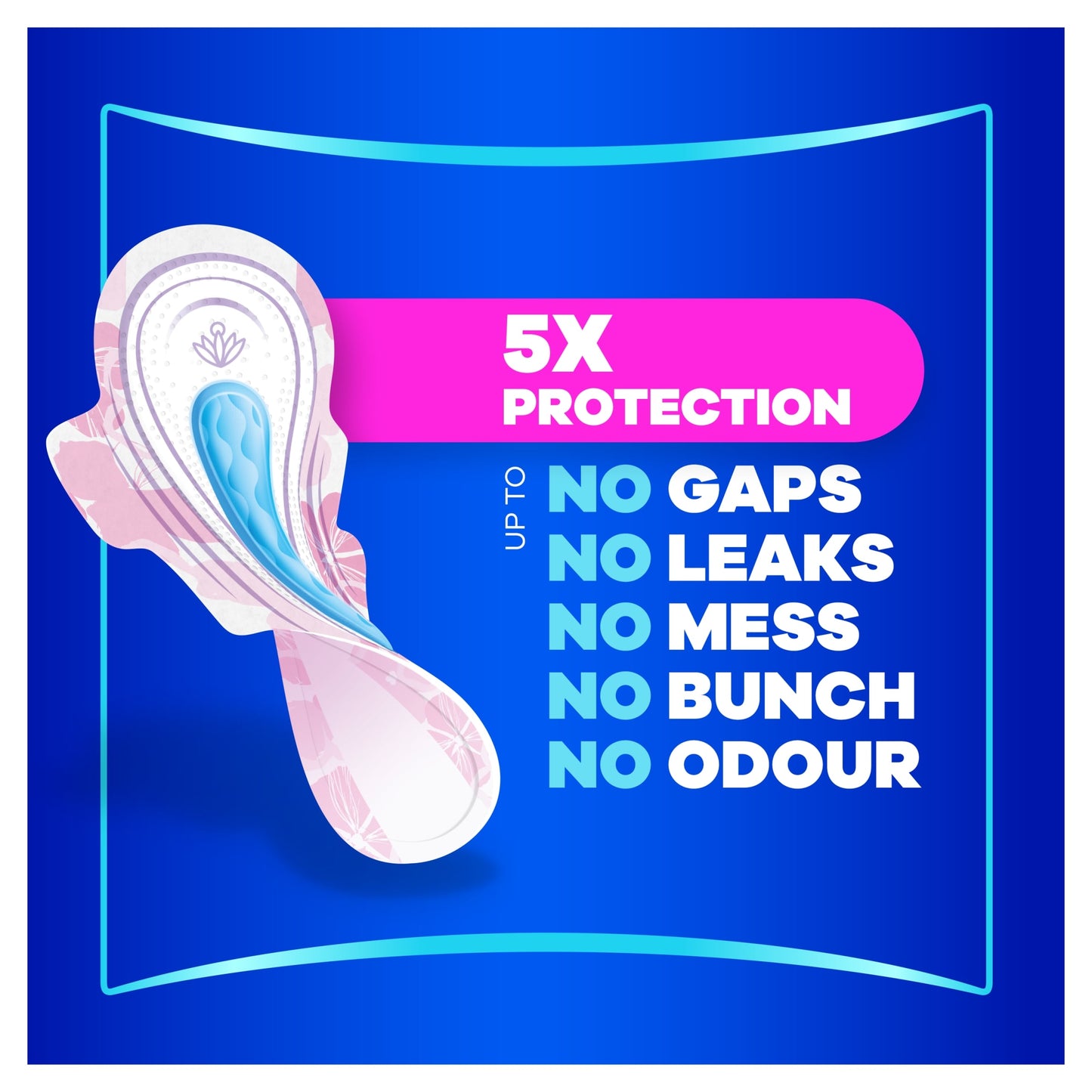 Always Platinum Normal 22 Sanitary Pads With Wings Size 1 — image 4