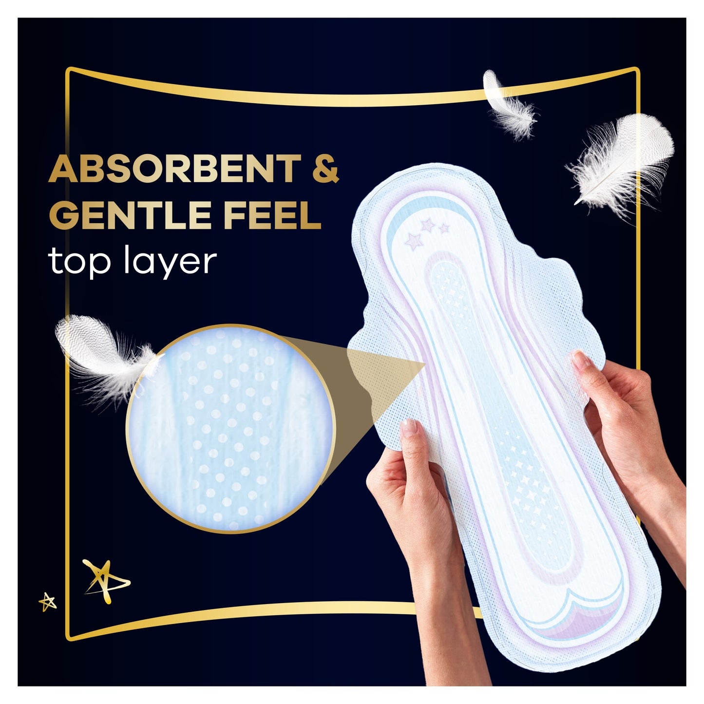 Always Ultra Secure Night Extra Sanitary Towels Size 5 Wings 14 Pack — image 5