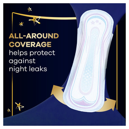 Always Ultra Secure Night Extra Size 5 Sanitary Towels with Wings 8 Pack — image 4