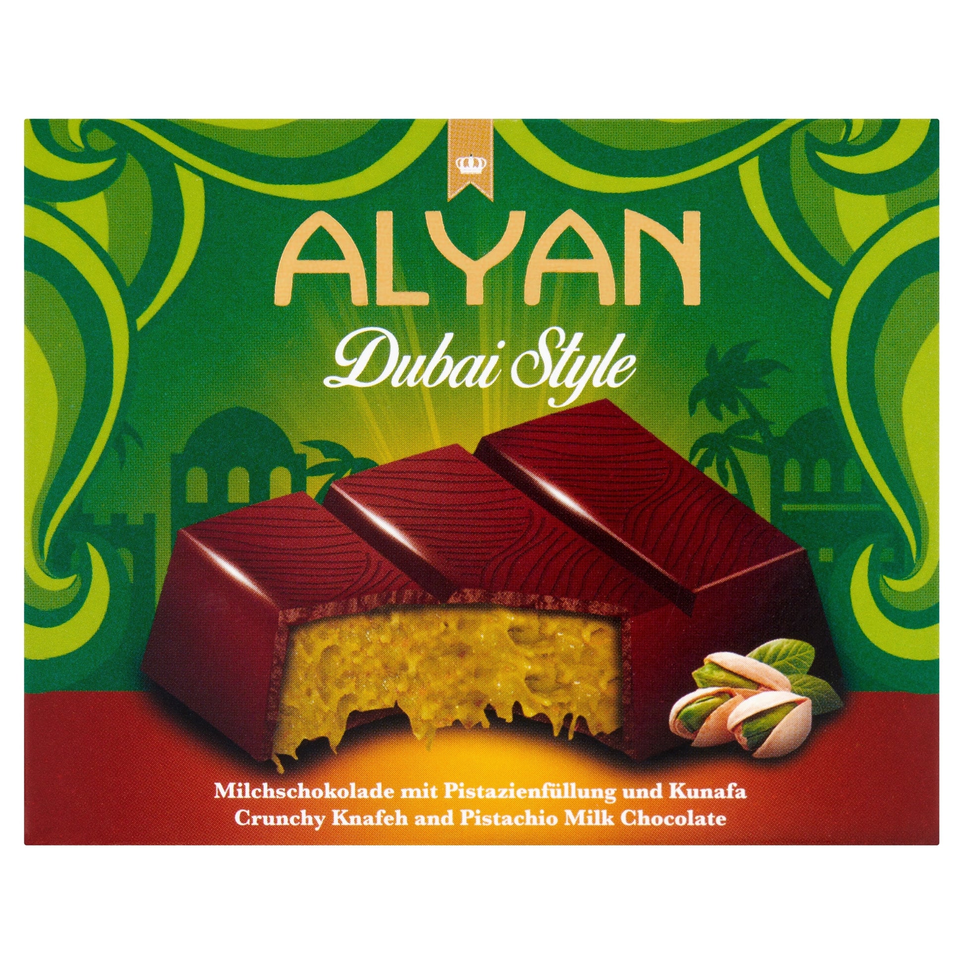 ALYAN DUBAI PISTACHIO CHOCOLATE 100 g — image 1