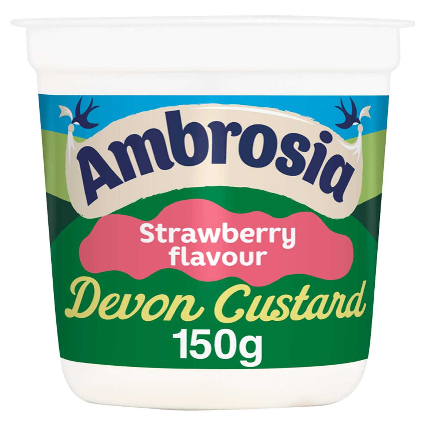 Ambrosia Devon Custard Strawberry 150G — image 1