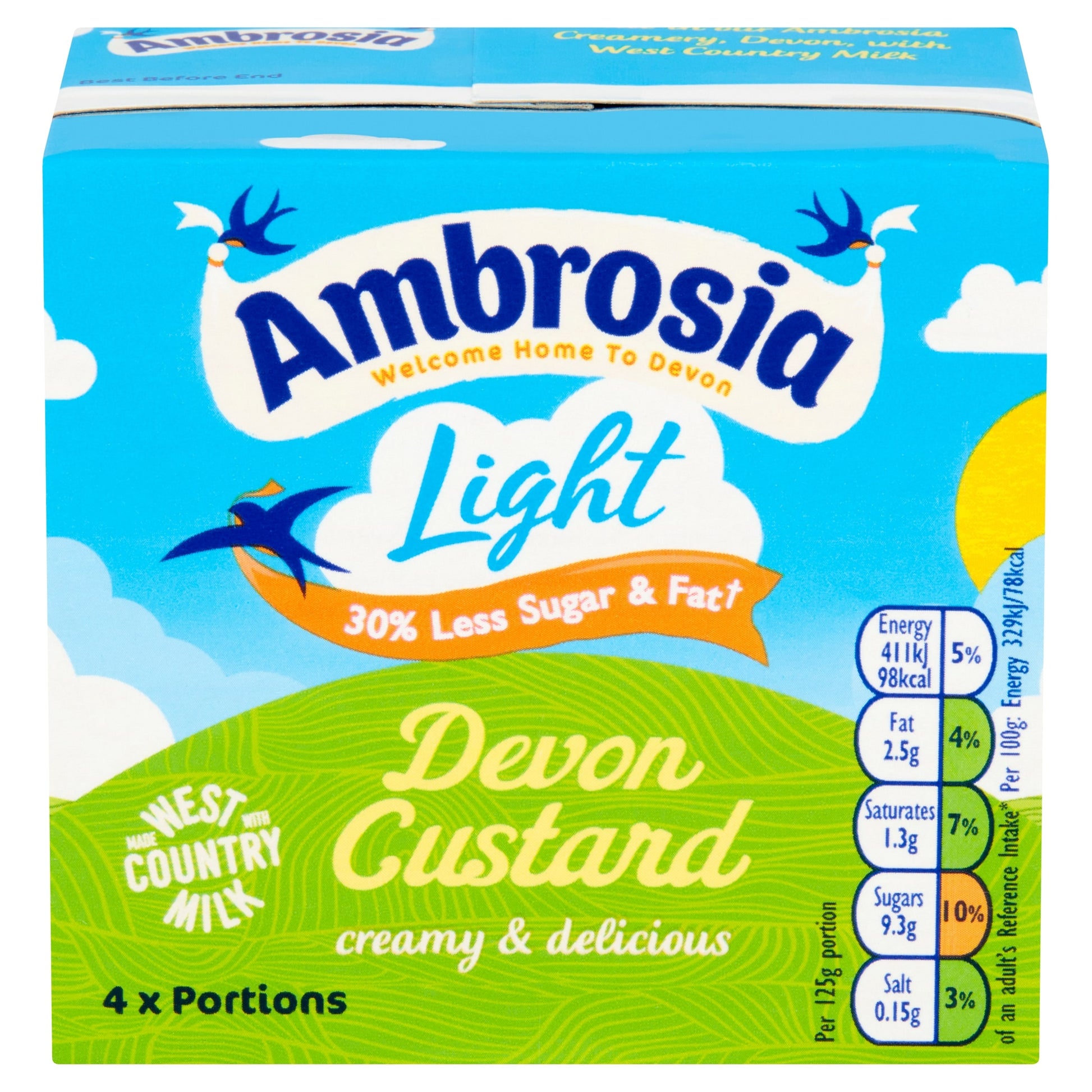 Ambrosia Light 30% Less Sugar & Fat Custard 500G — image 2