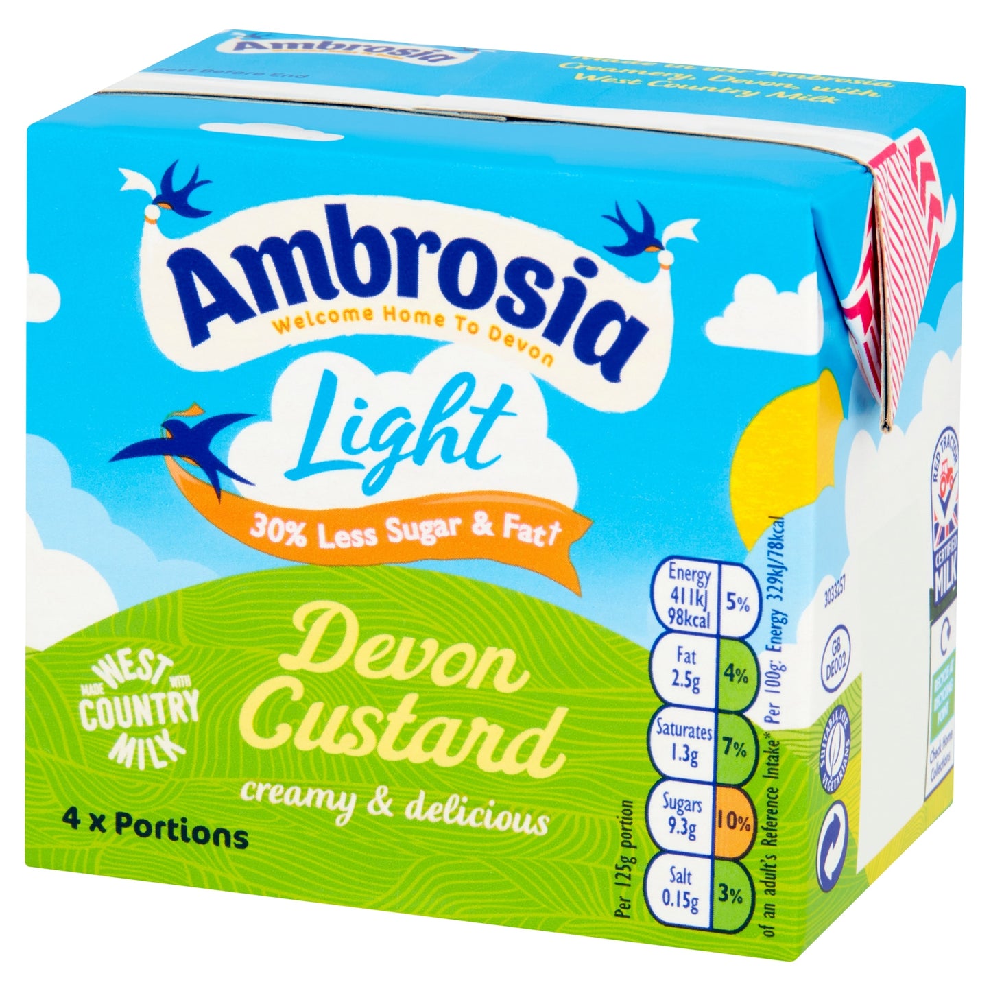 Ambrosia Light 30% Less Sugar & Fat Custard 500G — image 3