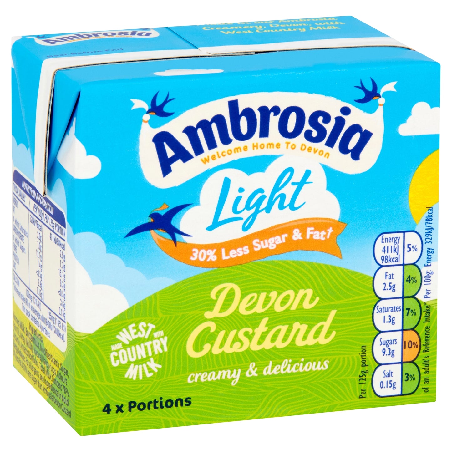 Ambrosia Light 30% Less Sugar & Fat Custard 500G — image 4