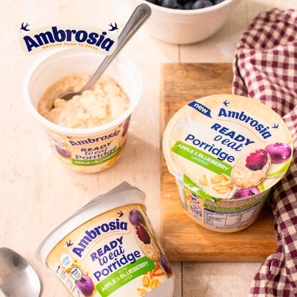 AMBROSIA READY TO EAT APPLE & BLUEBERRY PORRIDGE POT 210g — image 4