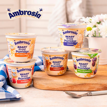 AMBROSIA READY TO EAT APPLE & BLUEBERRY PORRIDGE POT 210g — image 5