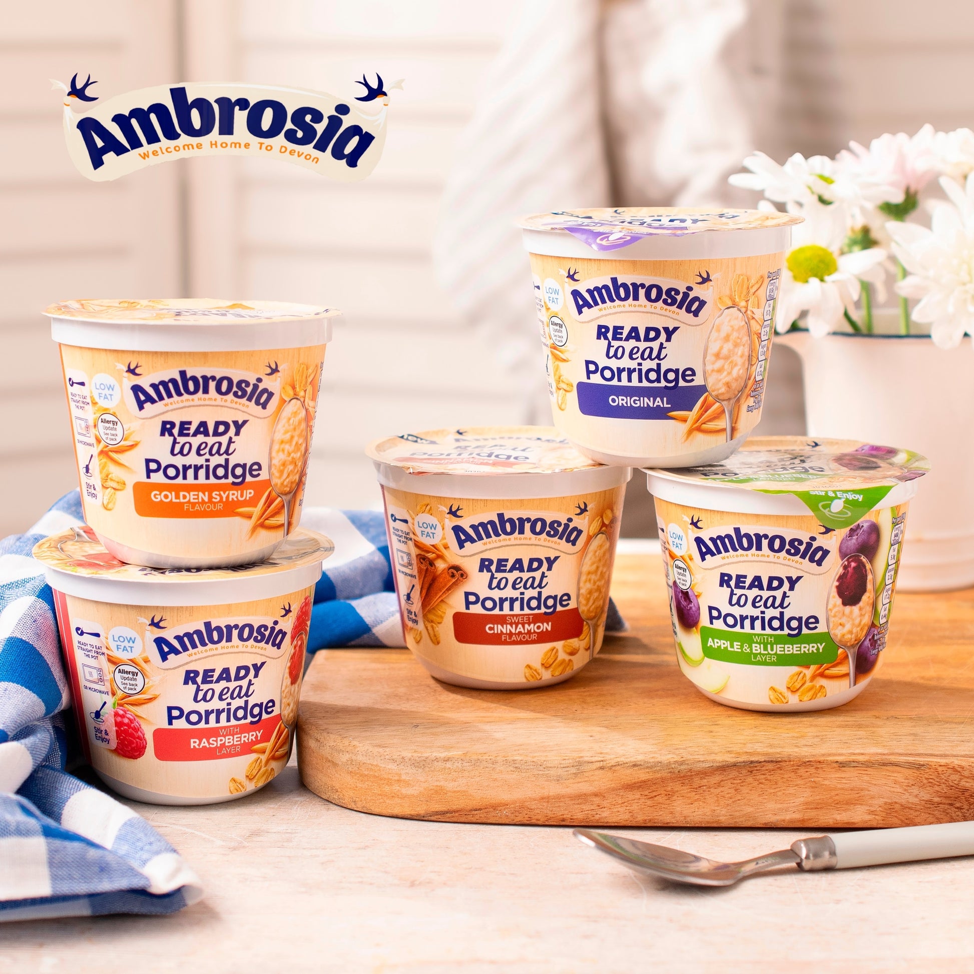 Ambrosia Ready to Eat Porridge Oat Cereal Pot Golden Syrup 210g — image 5