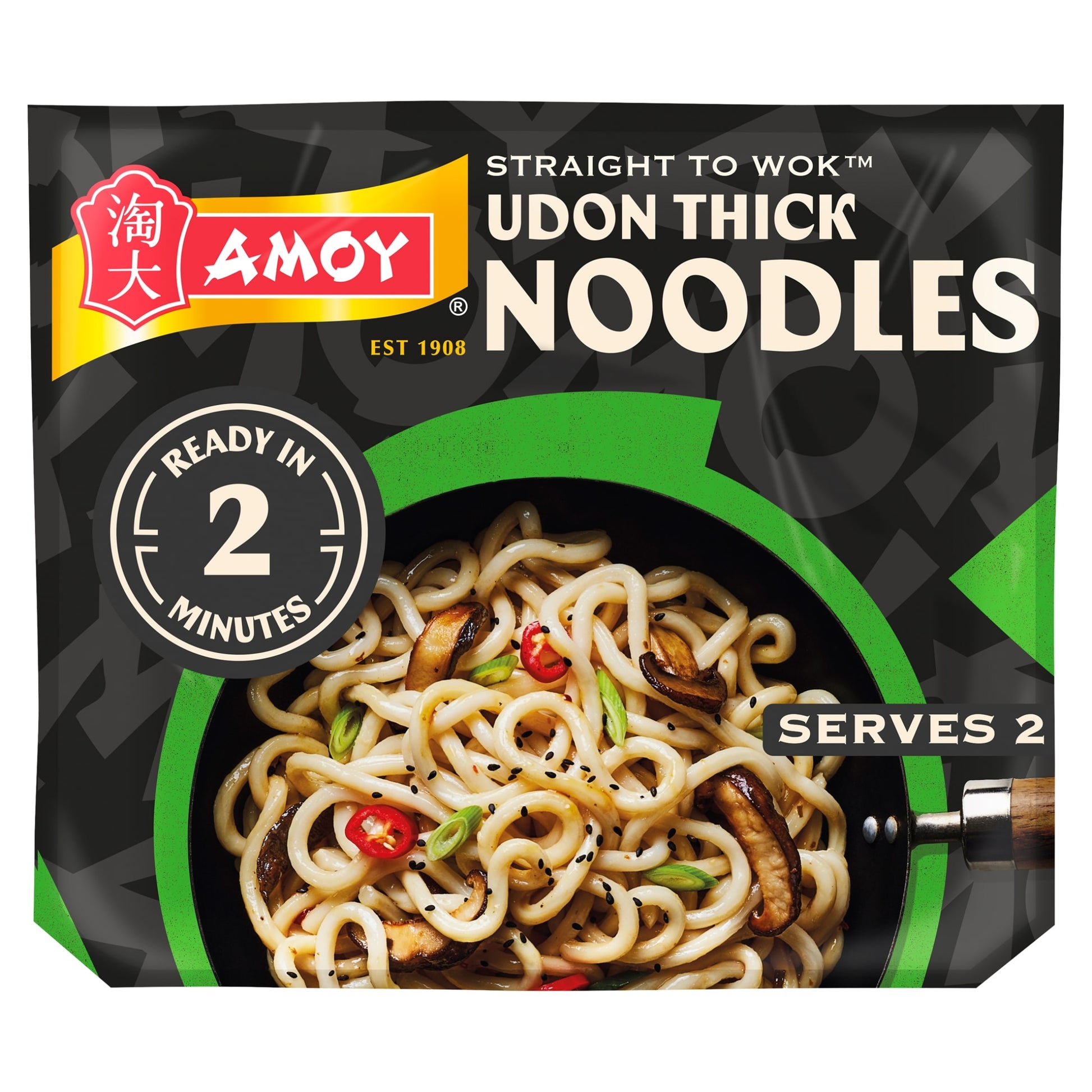 Amoy Udon Thick Noodles 2X150g — image 1