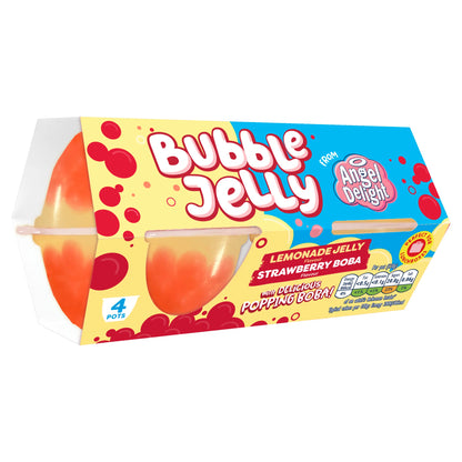 Angel Delight Lemonade Jelly & Strawberry Bobba Bubble 4x130g — image 2