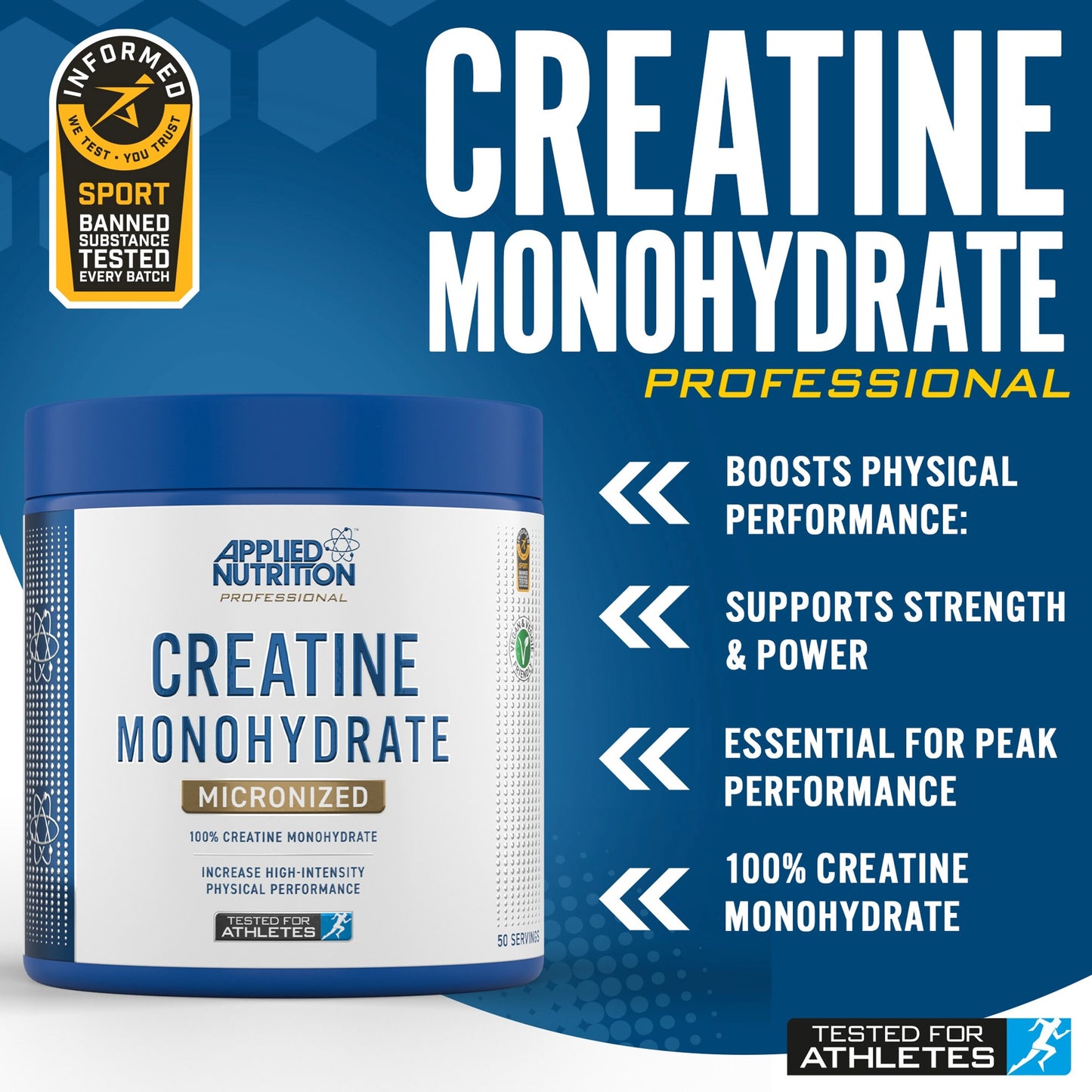Applied Nutrition Creatine Monohydrate Powder 250g — image 4