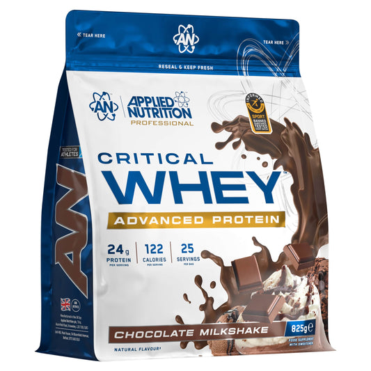 Applied Nutrition Critical Whey Protein Powder Chocolate Milkshake 825g — image 1