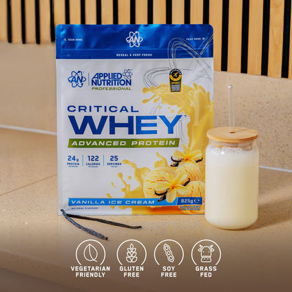 Applied Nutrition Critical Whey Protein Powder Vanilla Ice Cream 825g — image 4