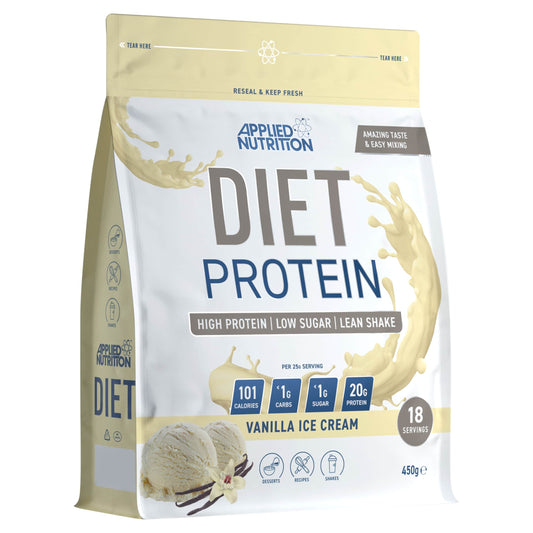 Applied Nutrition Diet Protein Powder Vanilla Ice Cream 450g — image 1