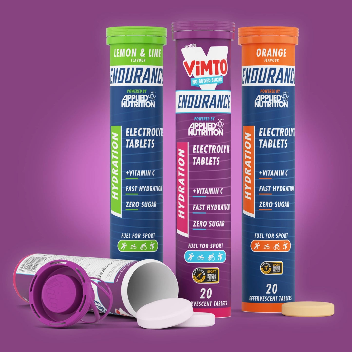 Applied Nutrition Hydration Electrolyte Tablets Vimto 20 x 4g — image 4