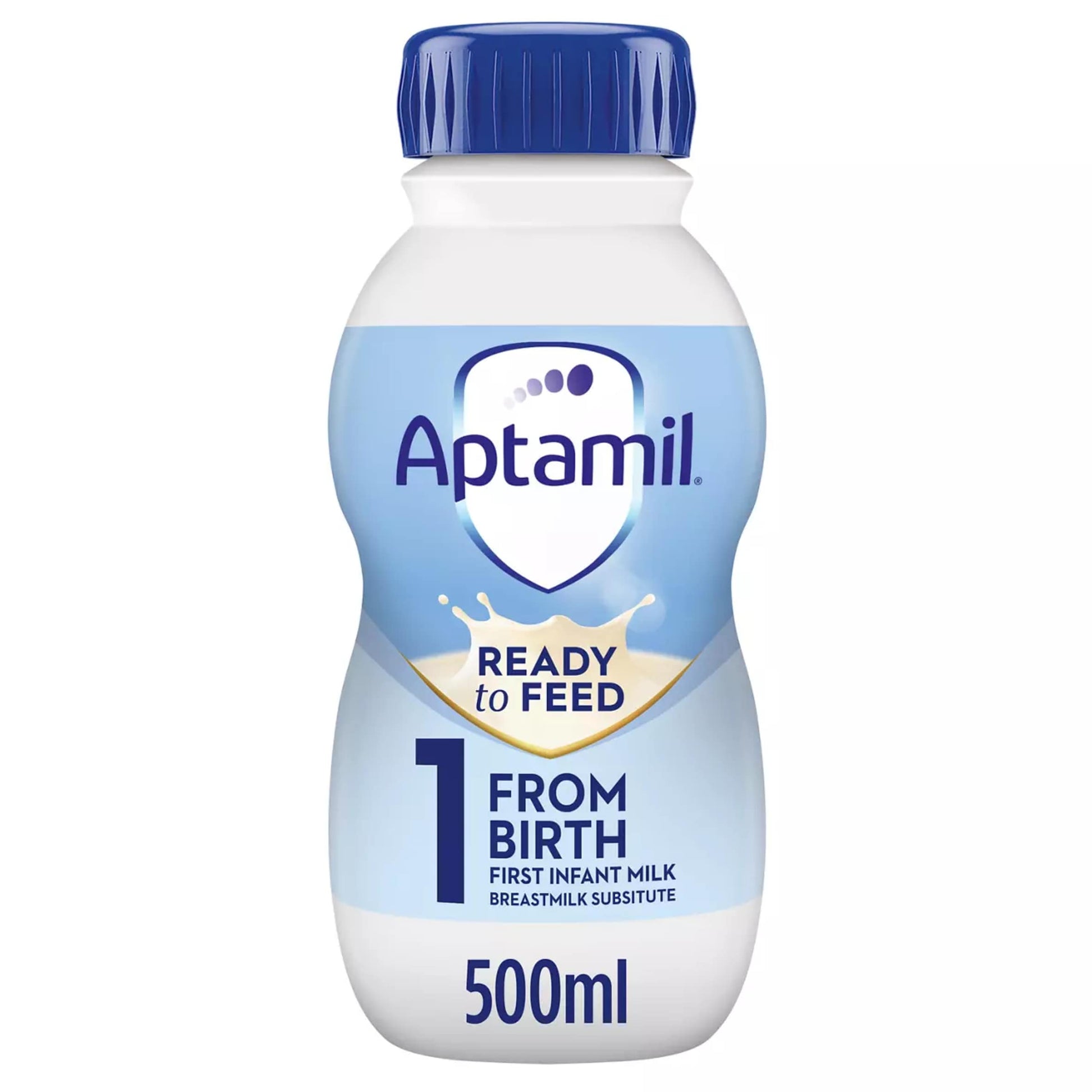 Aptamil 1 First Infant Baby Milk Formula Liquid Ready to Feed from Birth 500ml — image 1