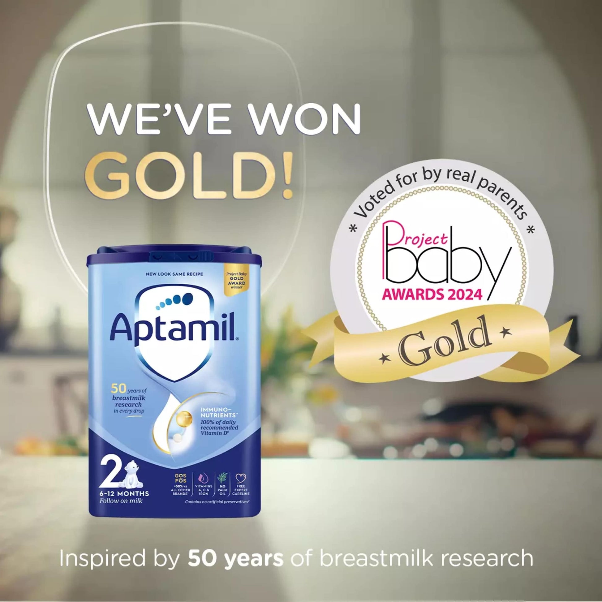 Aptamil 2 Follow On Baby Milk Formula Powder 6-12 Months 800g — image 4