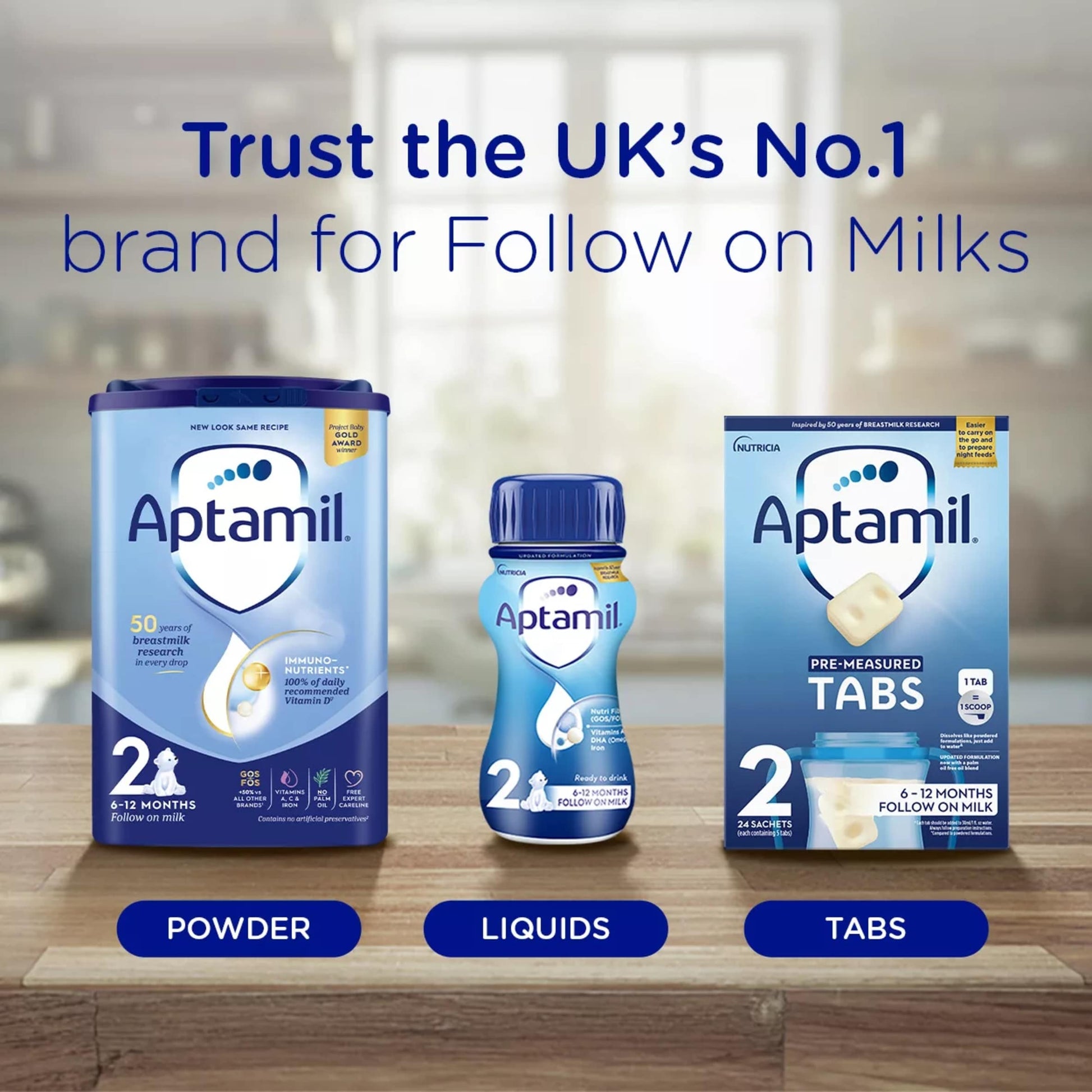 Aptamil 2 Follow On Baby Milk Formula Powder 6-12 Months 800g — image 5