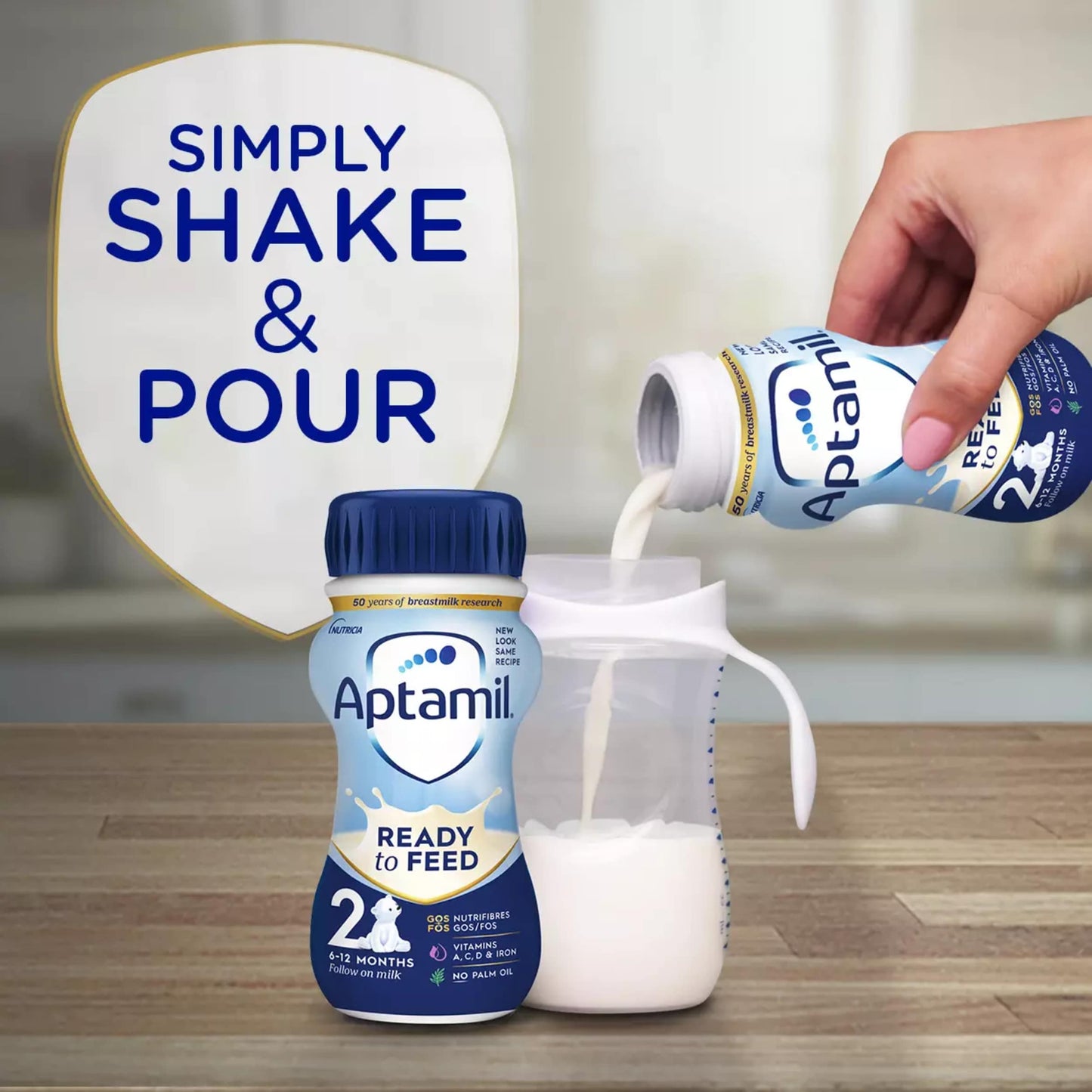 Aptamil 2 Follow On Milk Ready to Drink 6-12 Months 6 x 200ml — image 4