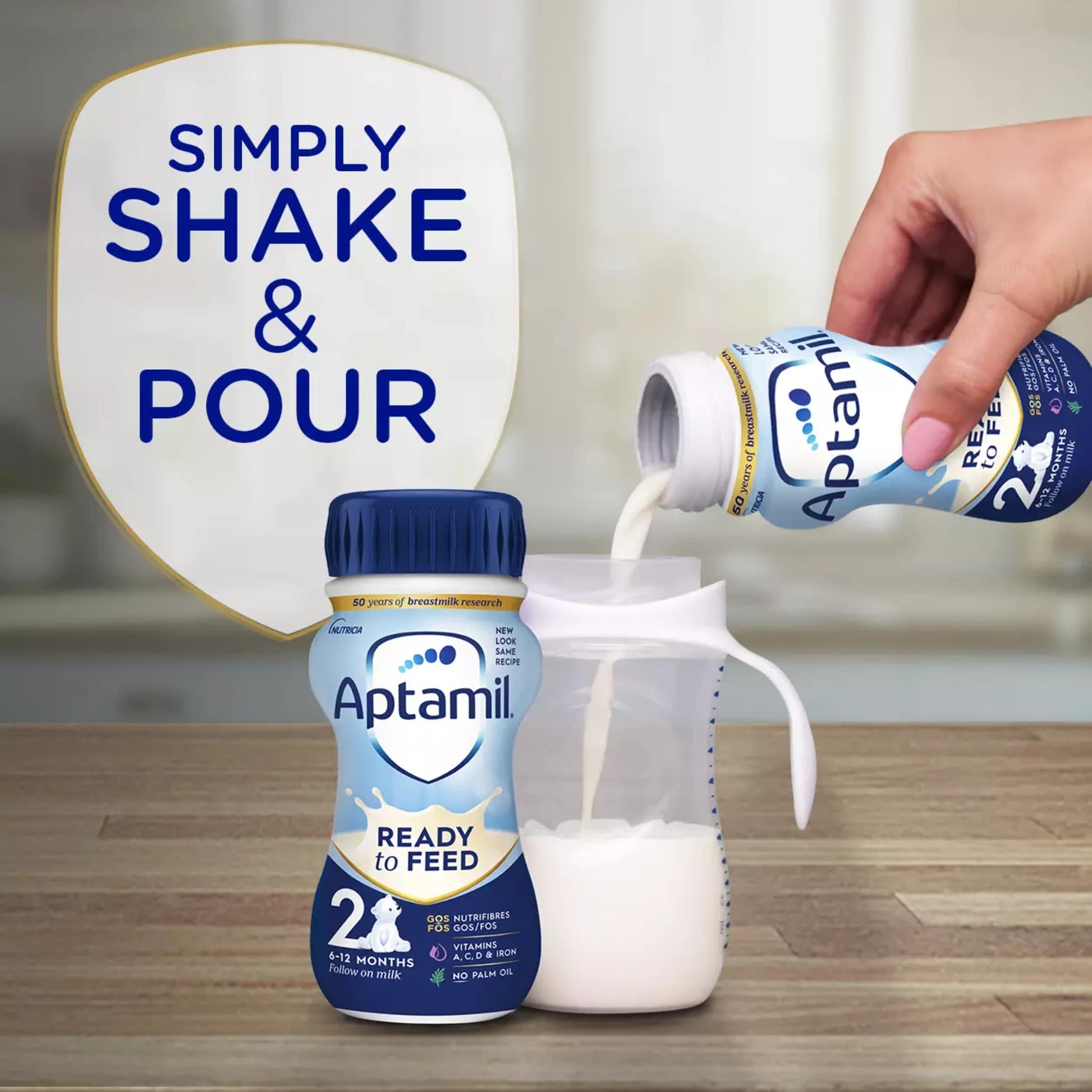 Aptamil 2 Follow On Milk Ready to Drink 6-12 Months 6 x 200ml — image 4