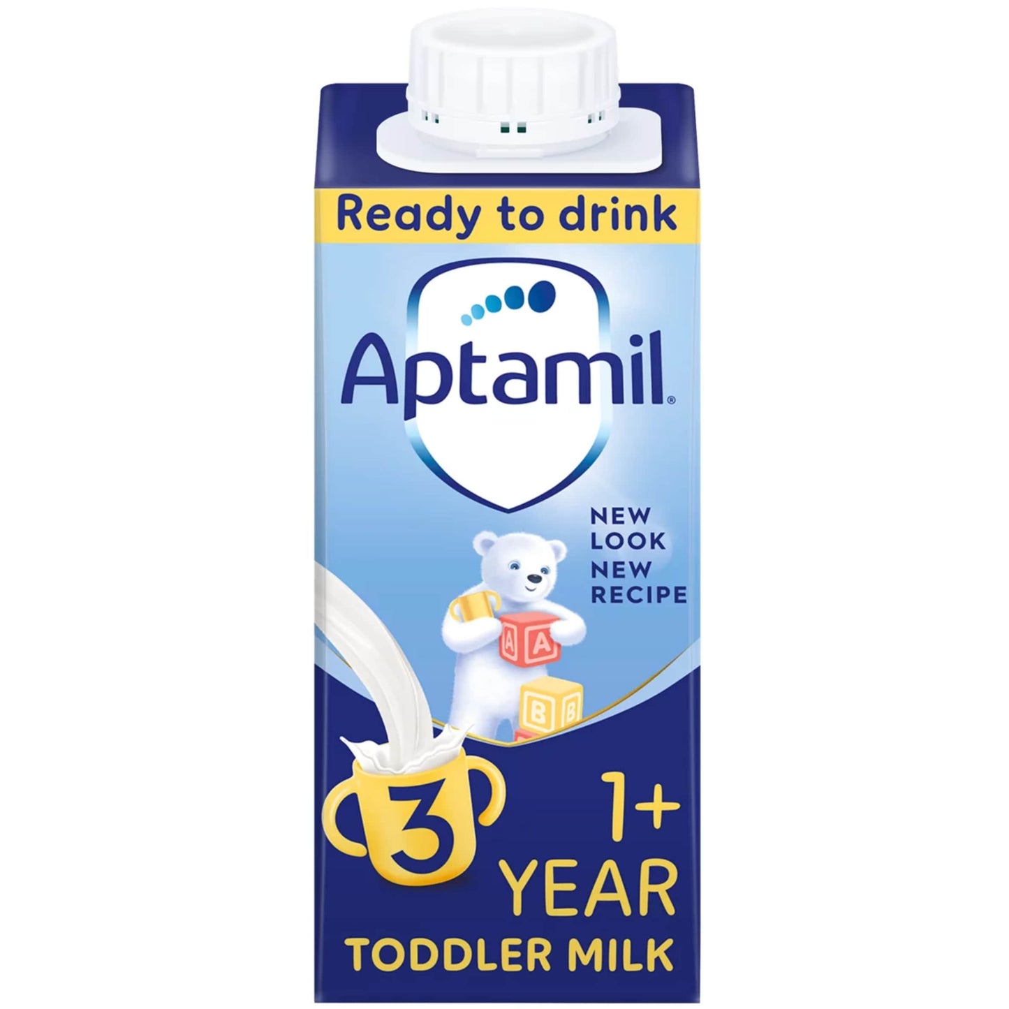 Aptamil 3 Toddler Milk Formula Liquid Ready to Feed 1-3 Years 200ml — image 1